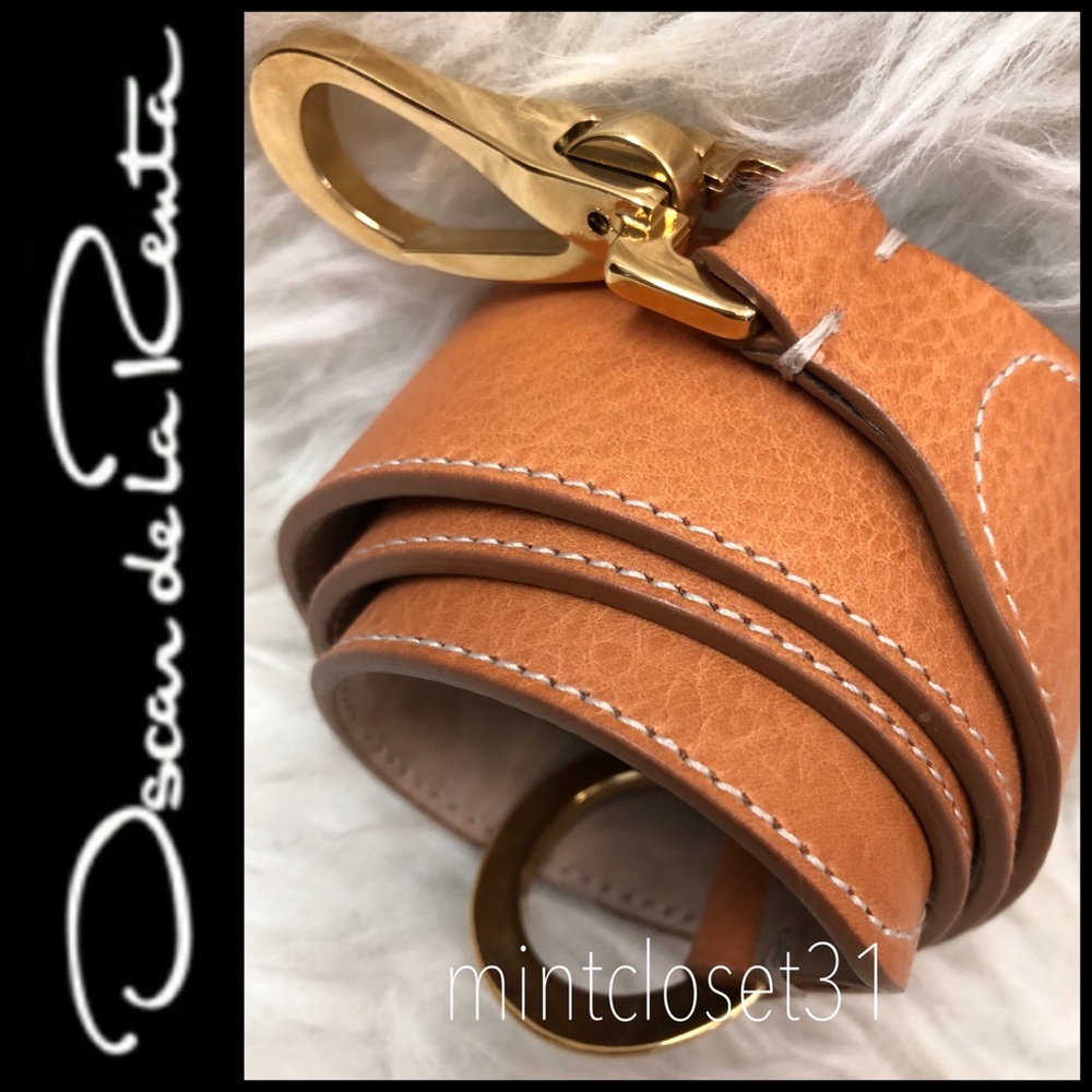 Oscar dela Renta Italy Leather Belt - Picture 3 of 9